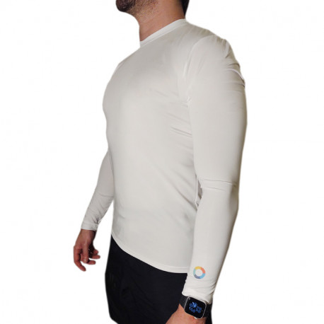 Remera Térmica 1era Piel Unisex Boleco Blanca 4XL