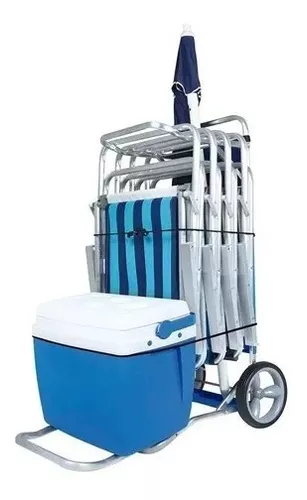 Carrito de Playa con extensión para Conservadora MOR